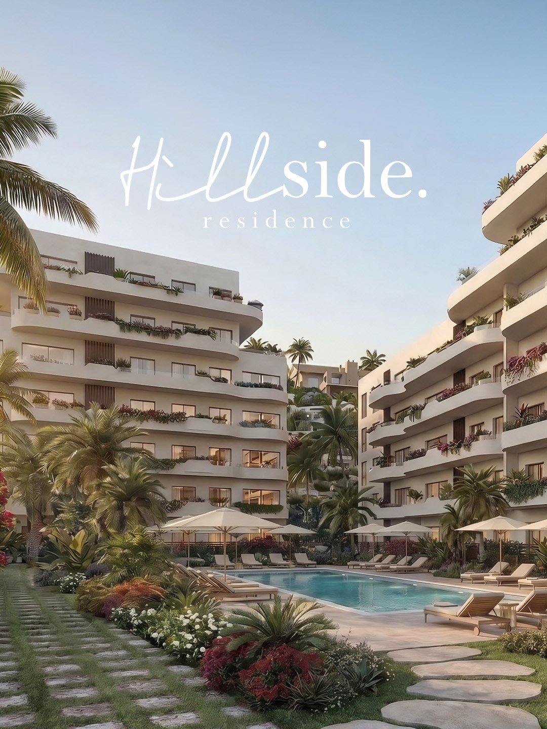 Résidence Hillside — jardins, piscine et architecture contemporaine